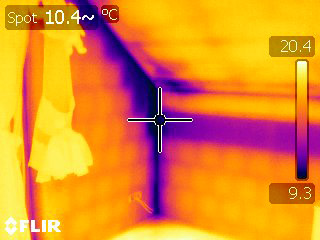 Expertiza termografica in interior de casa